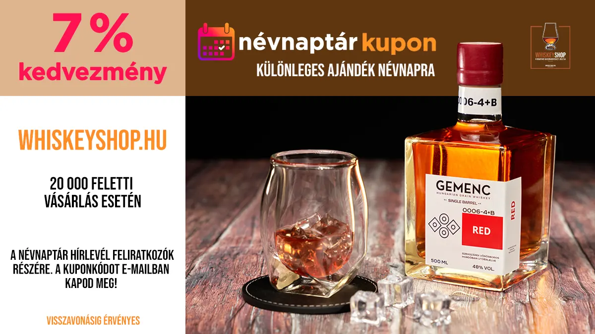 Gemenc whiskey kupon