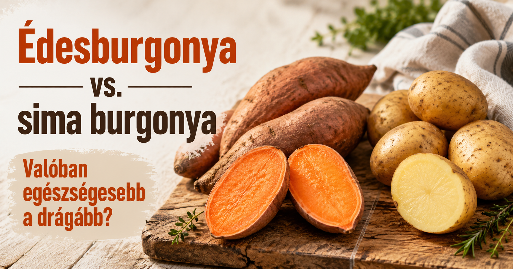 Édesburgonya vagy burgonya: melyik egészségesebb és jobb diétához?